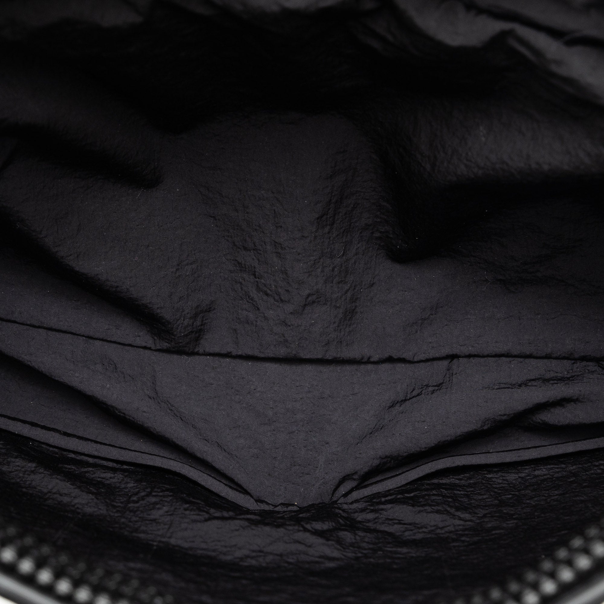 Bottega Veneta | Pre-Owned Intrecciato and Nylon Foldable Tote | Black