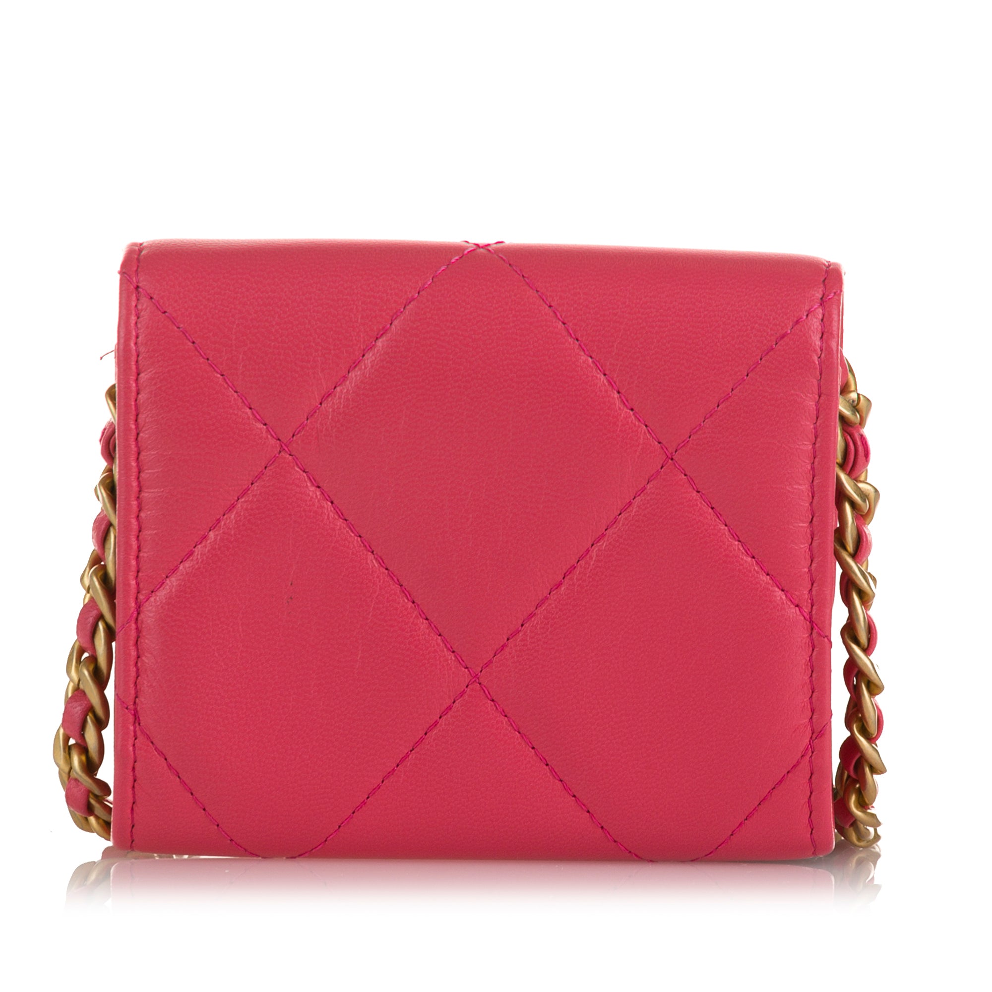Chanel | Pre-Owned 19 Flap Wallet on Chain | Pink