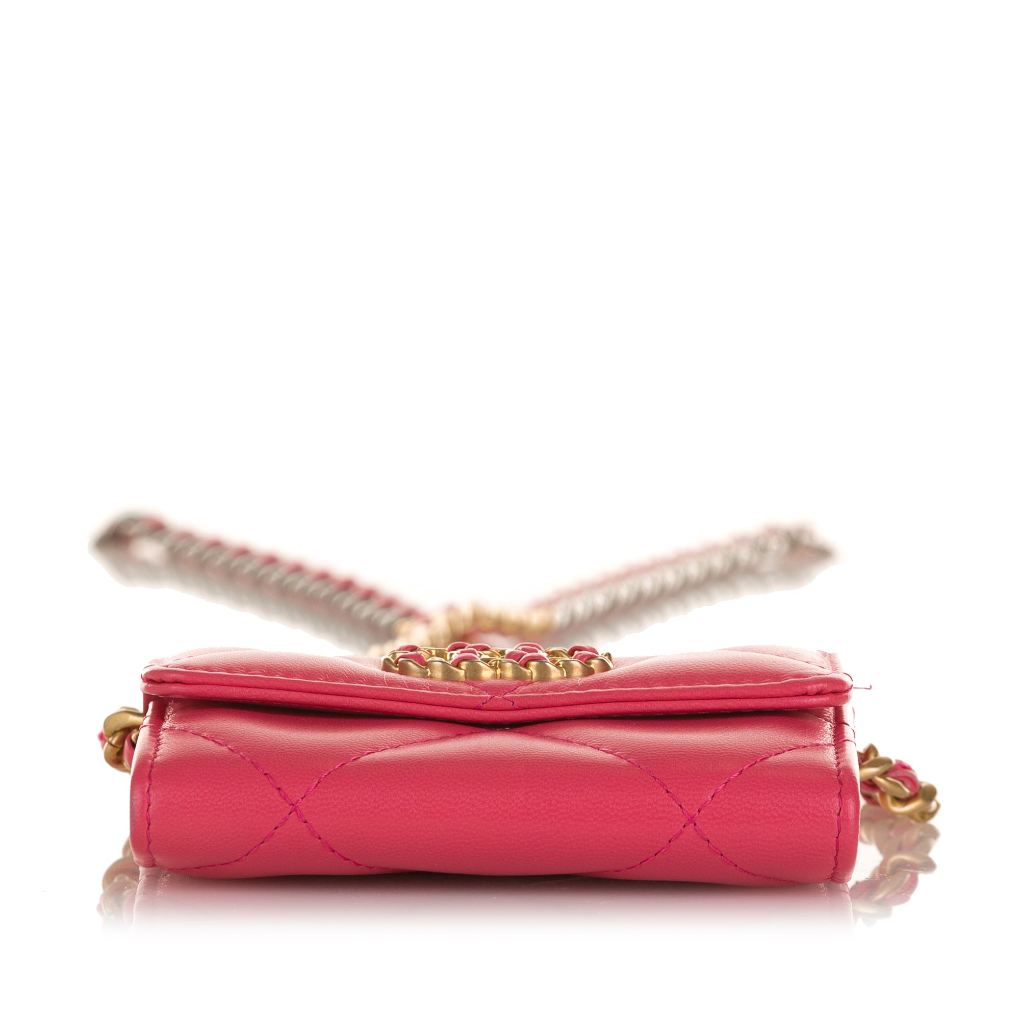 Chanel | Pre-Owned 19 Flap Wallet on Chain | Pink