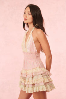 Quintelle Cotton Mixed Print Mini Dress | Taffy Twist