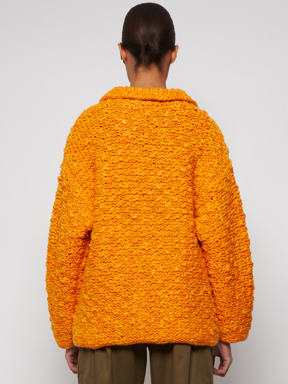 Proenza Schouler | Oversized Hand Knit Sweater | Marigold
