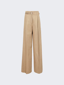 Women | Proenza Schouler | Dana Wide Leg Pant Hazelnut | Tan
