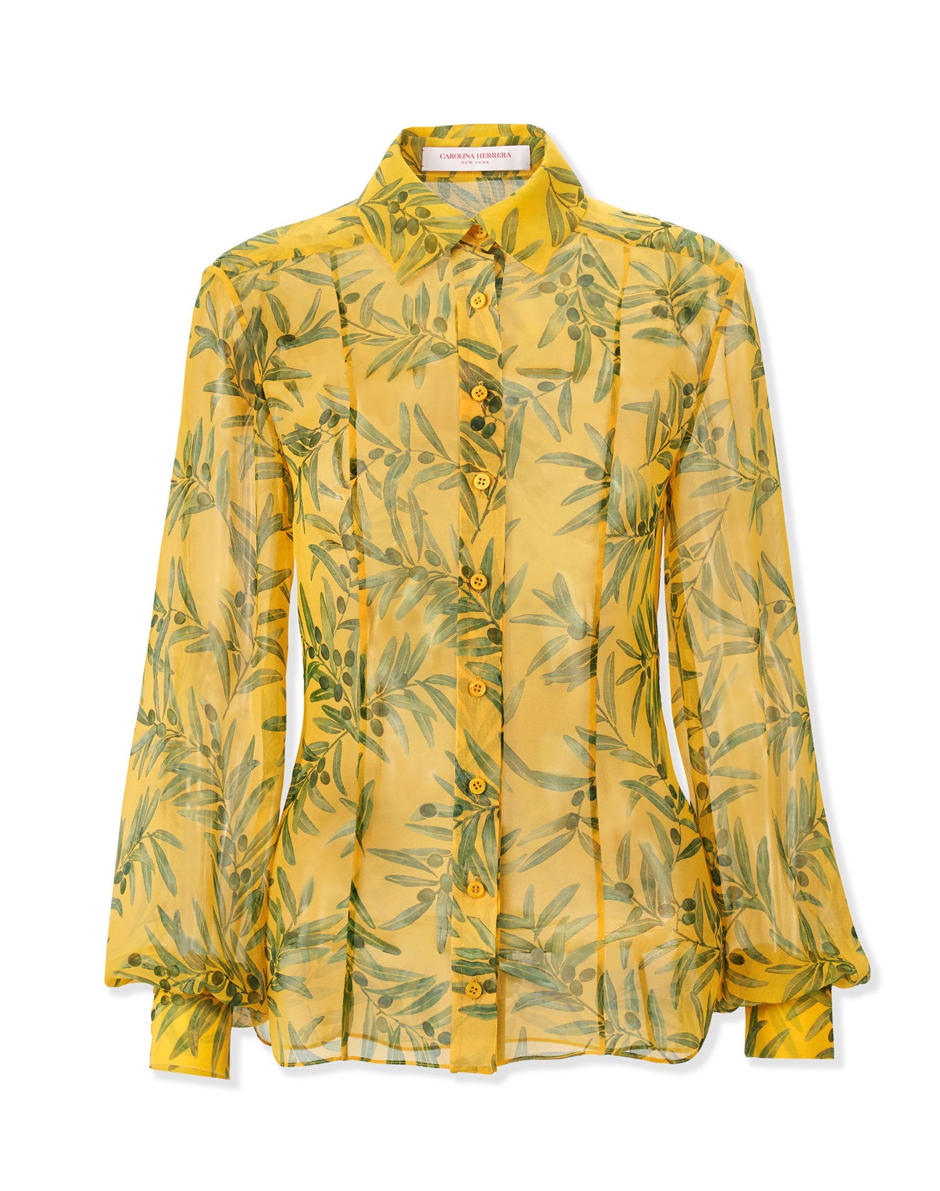 Long Sleeve Button Down Top | Daffodil/Multi