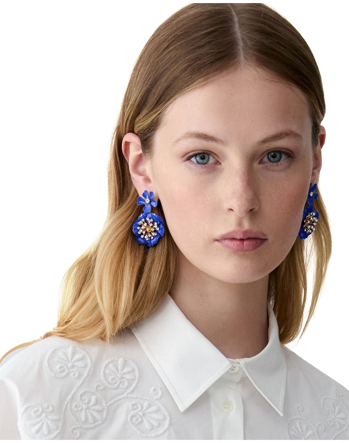 Flower Dangle Earrings | Bluebell