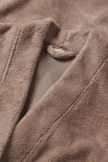 Womens | Renew Plush Long Robe | Toffee