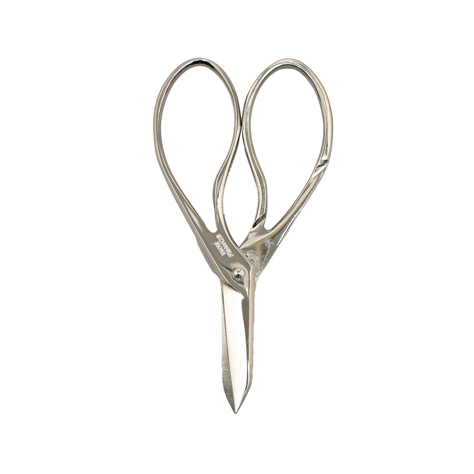 Hermès | Pre-Owned Stainless Steel Scissors with Leather Case | SilverBrownBrownBrown