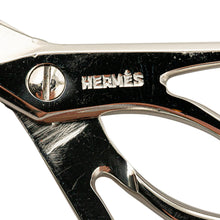 Hermès | Pre-Owned Stainless Steel Scissors with Leather Case | SilverBrownBrownBrown