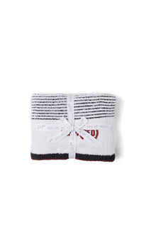 Cozychic Inspired Stripe Throw | Cream/Black
