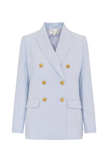 Reiser Wool-Blend Double-Breasted Blazer | Whispy Sea