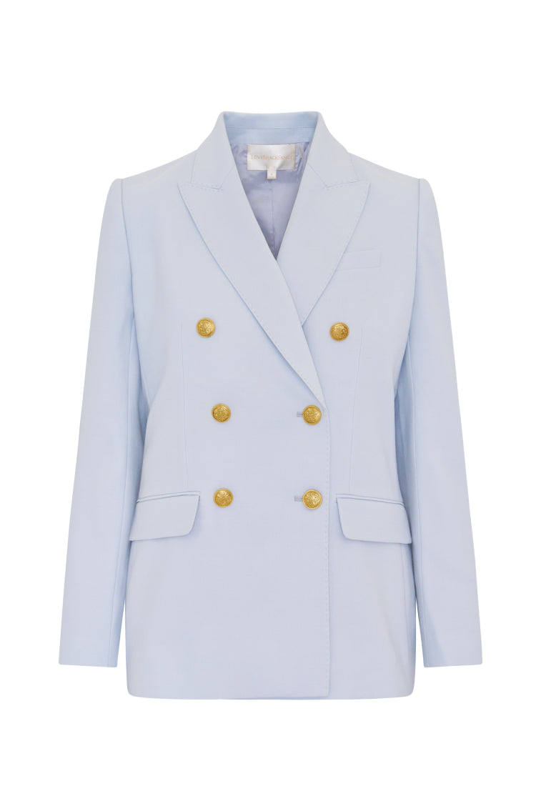 Reiser Wool-Blend Double-Breasted Blazer | Whispy Sea
