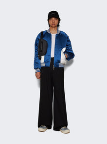 Men | Rhude | Chamonix Ski Souvenir Bomber Jacker And White | Blue