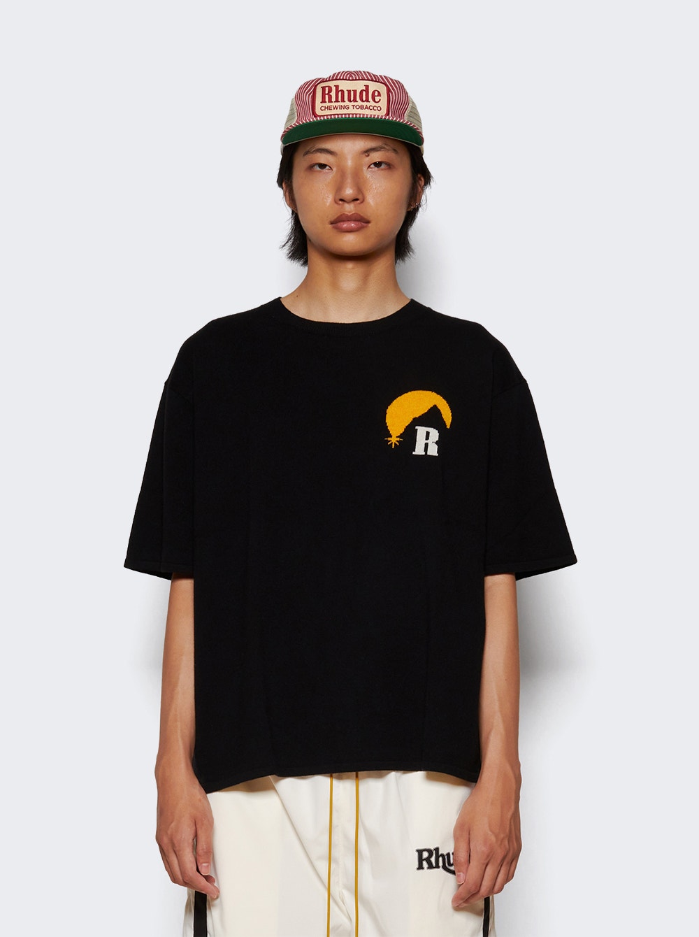 Men | Rhude | Moonlight Knit Tee | Black