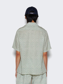 Men | Rhude | Cravat Shirt | Teal & Ivory