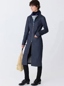 RIIA Long Jean Jacket | Indigo
