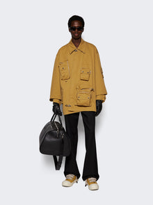 Men | Lanvin X Future | Asymmetrical Utility Jacket Sand | Tan
