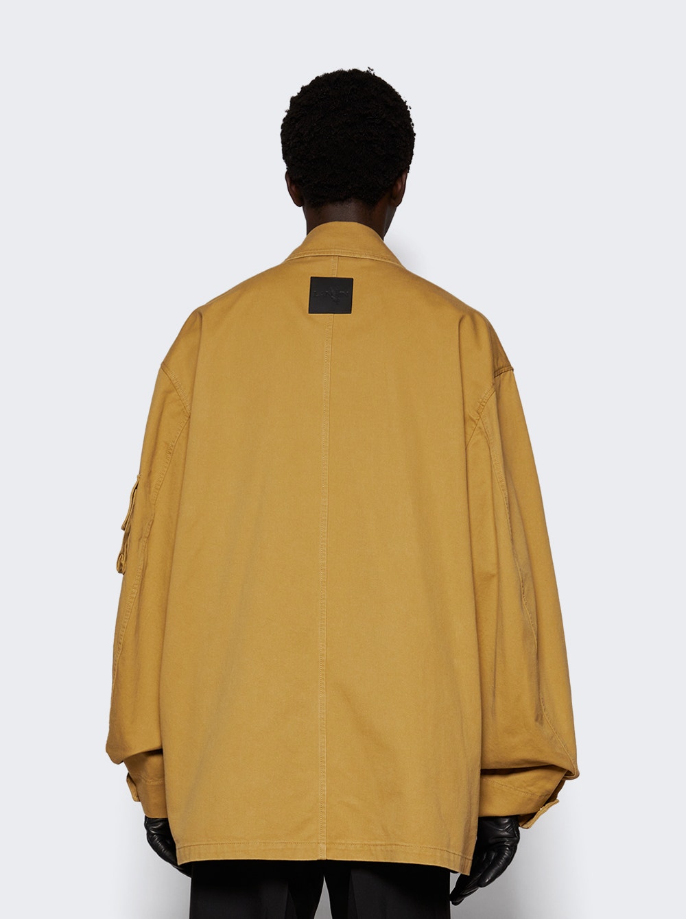 Men | Lanvin X Future | Asymmetrical Utility Jacket Sand | Tan