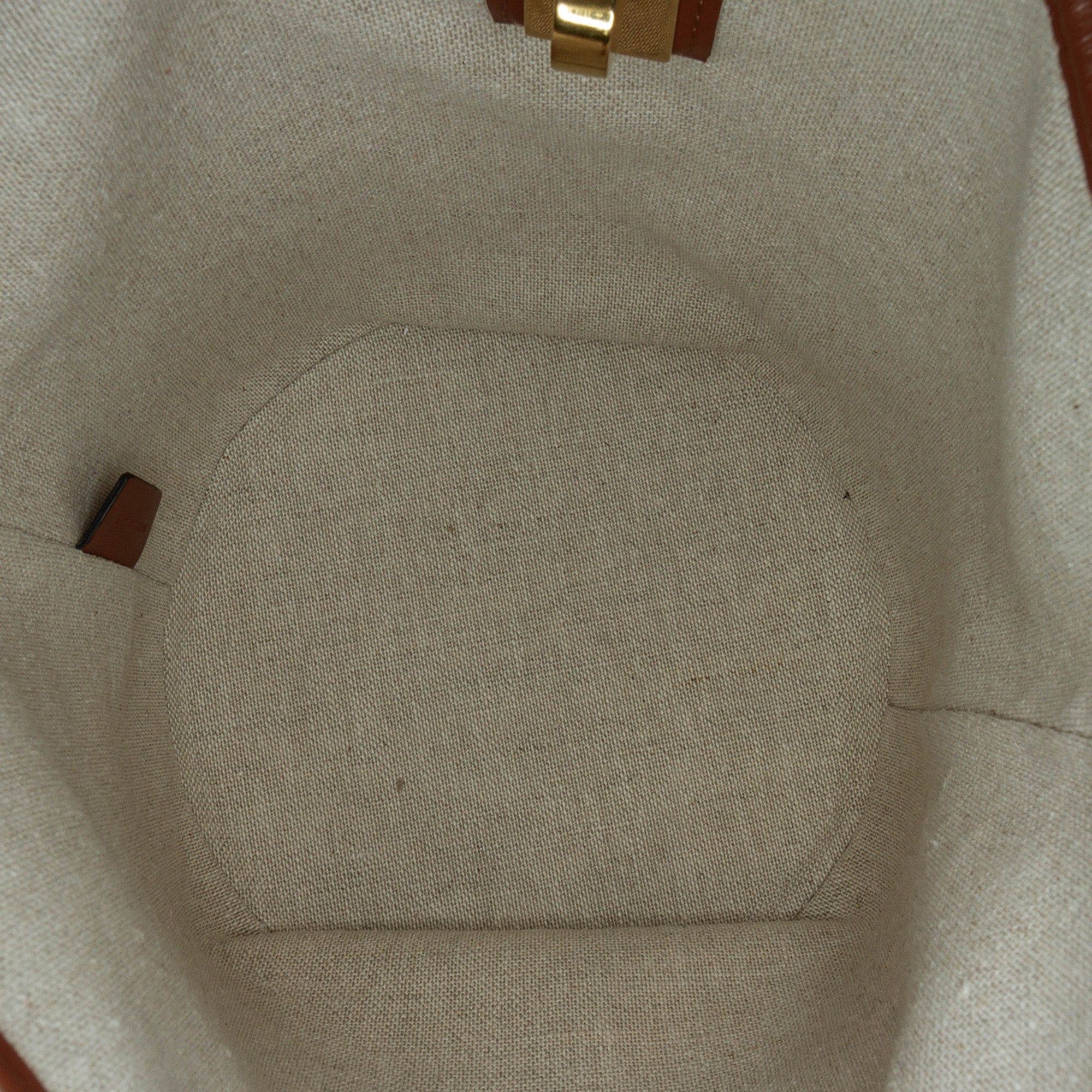 Celine | Pre-Owned Shearling Bucket 16 | Brown