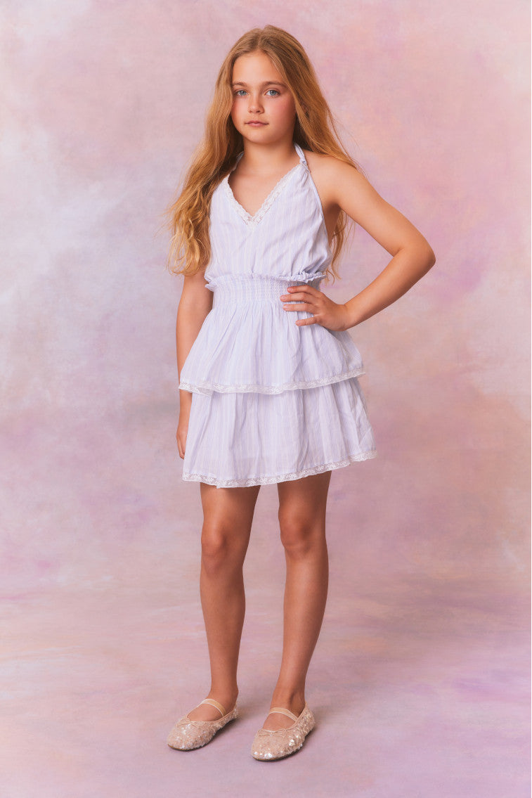 Girls | Romille Stripe Dress | Vintage Voyage