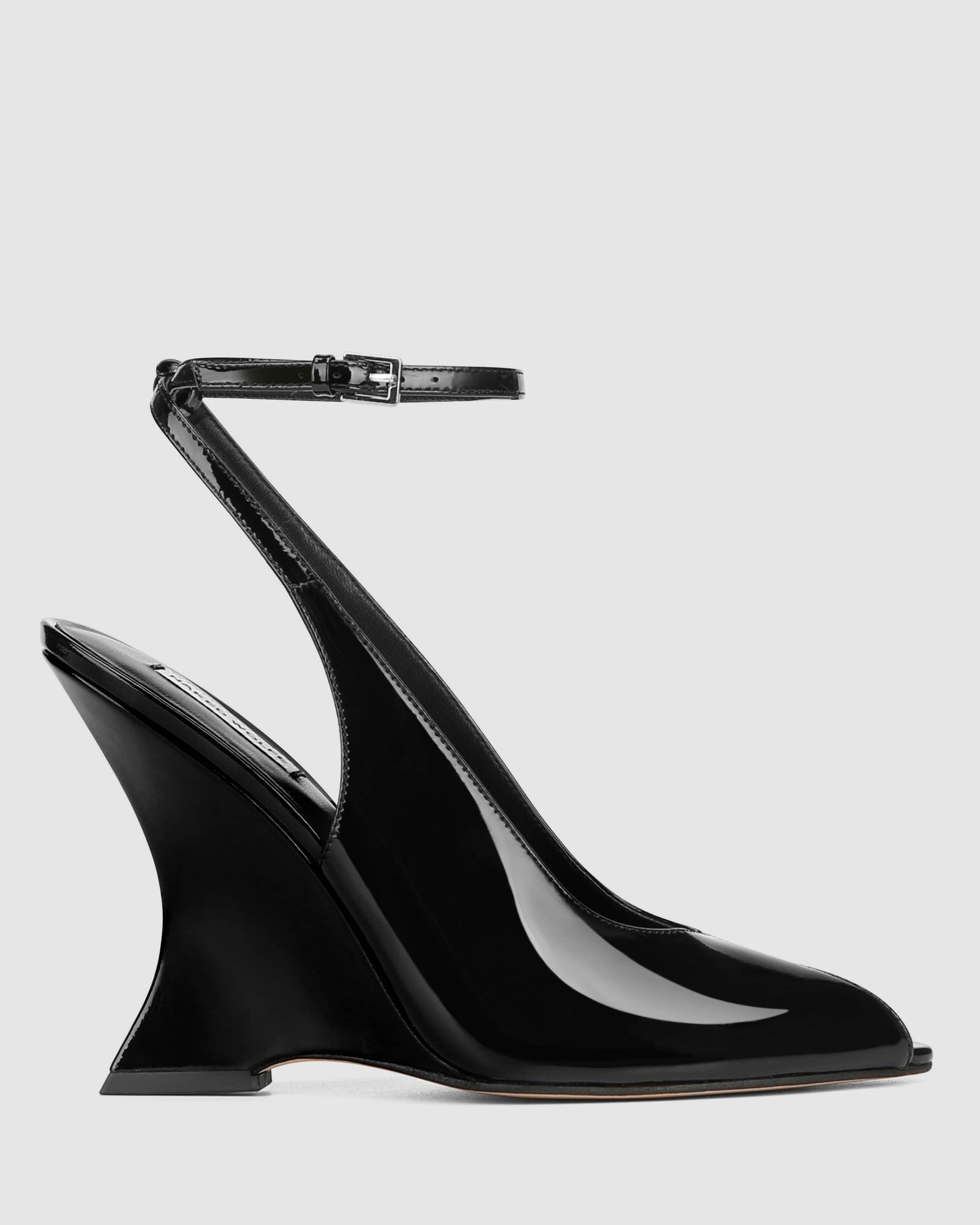 Womens | Ronnie Patent Heel | Black