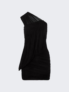Women | Rick Owens | Edfu One-shoulder Mini Dress | Black