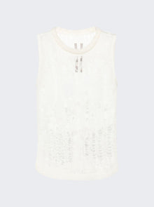 Women | Rick Owens | Spider Open-knit Tank Top Milk | White