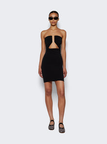 Women | Rick Owens | Jersey Prong Mini Dress | Black