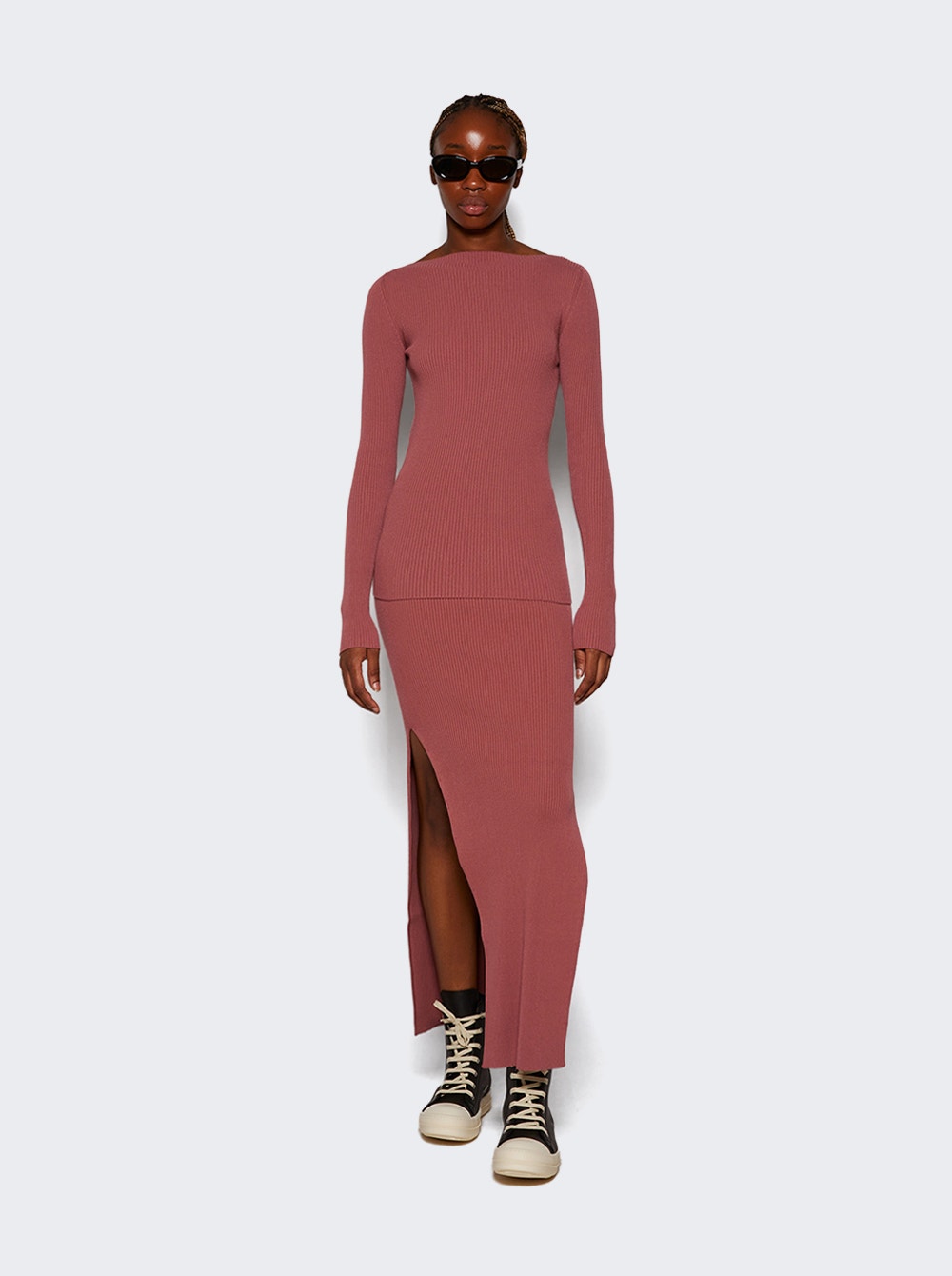 Women | Rick Owens | Sacri Knitted Skirt | Thulian