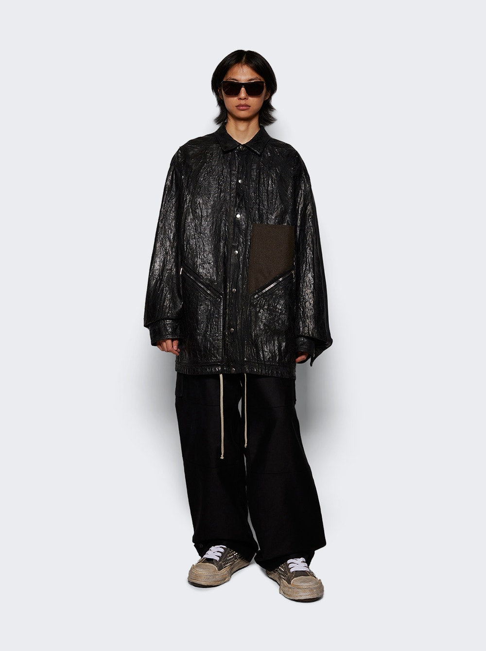 Men | Rick Owens | Giacca Tour Jacket Black And Brown