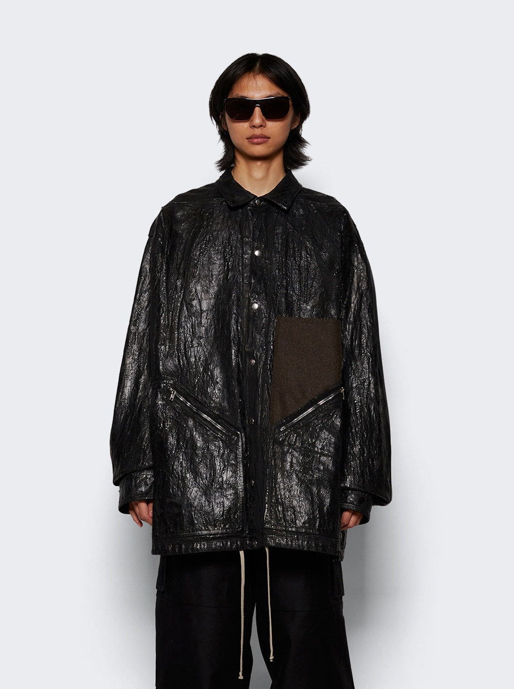 Men | Rick Owens | Giacca Tour Jacket Black And Brown