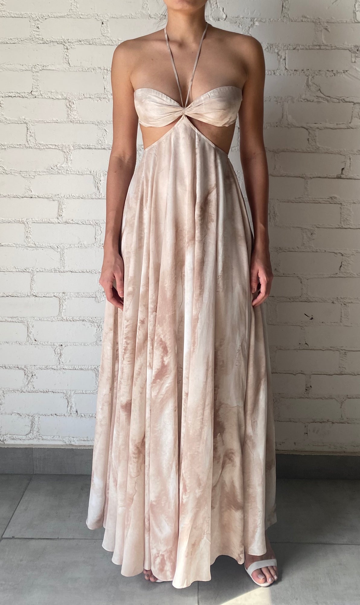 Rococo Sand | Ryan Long Dress | Nude