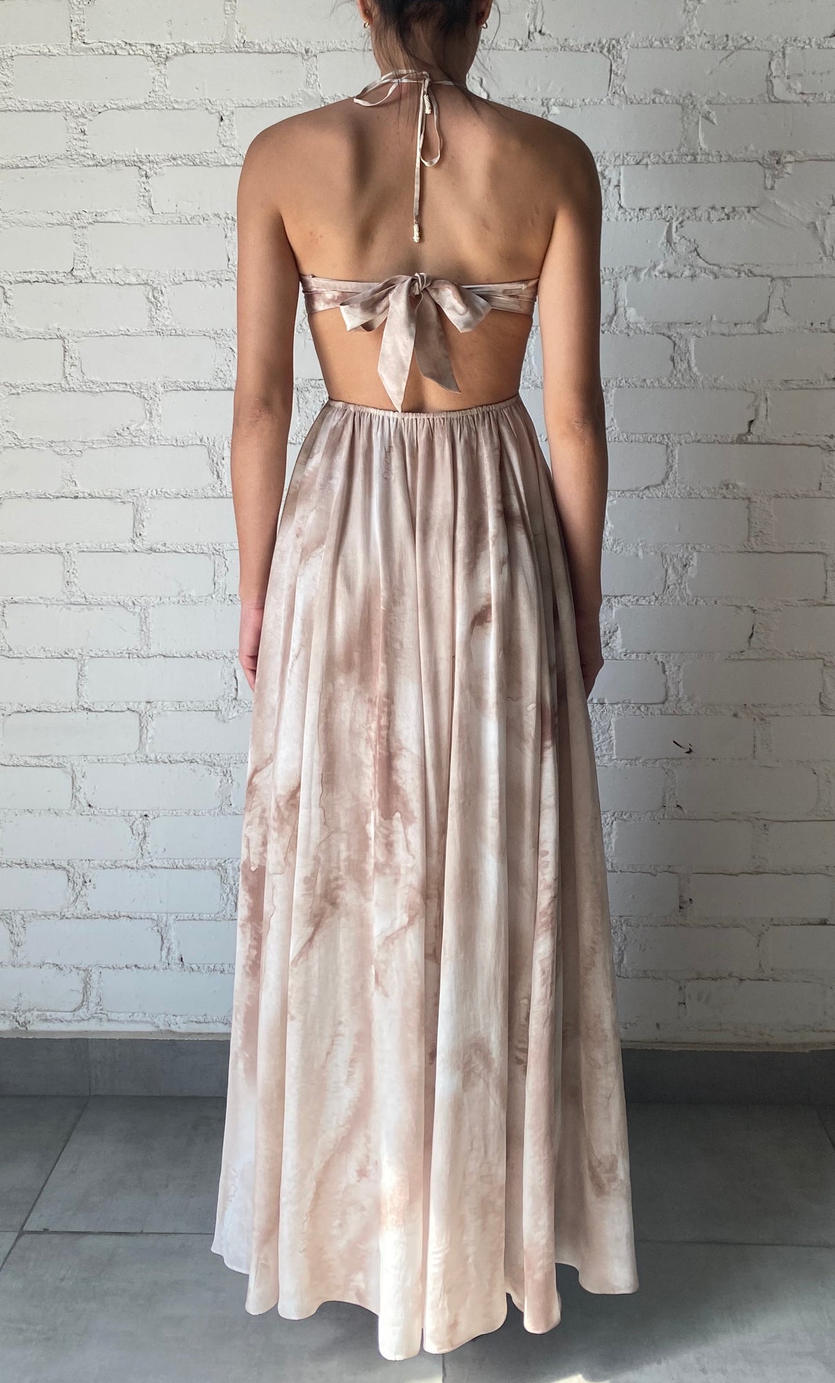 Rococo Sand | Ryan Long Dress | Nude