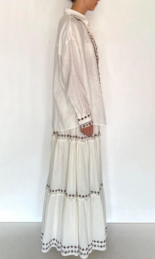 Womens | Taz Double Gauze Oversized Shirt | White
