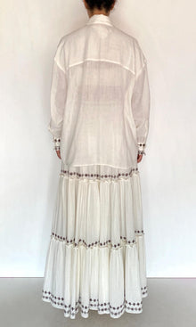 Womens | Taz Double Gauze Oversized Shirt | White