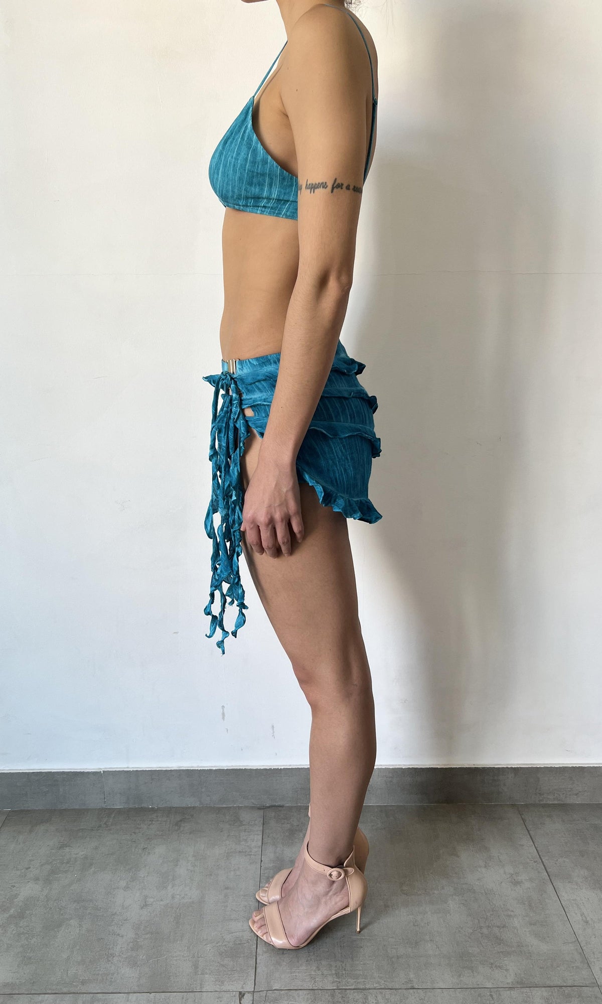 Womens | Vita Viscose Cotton Georgette Pareo | Blue