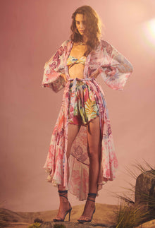 Rococo Sand | Zazu Cape | Pink Multi