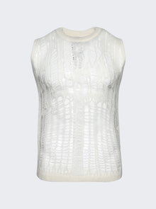 Men | Rick Owens | Spider Tank Top Milk | White