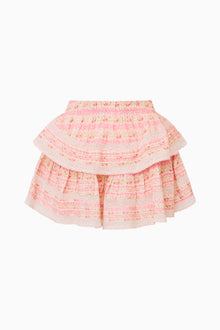 Ruffle Mini Heirloom Print Skirt | Macaroon
