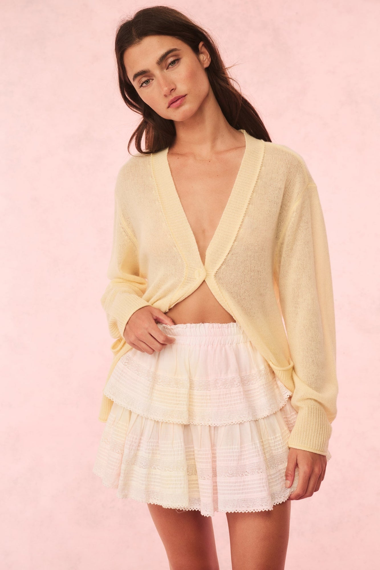 Ruffle Mini Tie-Dye Skirt | Lemonade Kisses