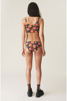 Recycled Floral Bikini Briefs | Phantom (V1)