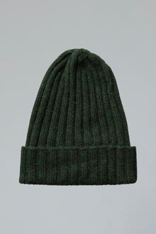 Ribbed Beanie | Green Envy