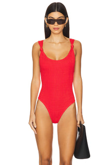 Ruby Knot One Piece | Red