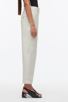 Utility Cropped Trouser | Cement