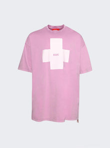 Men | 032c | Point Zero Oversized Tee Faded | Pink