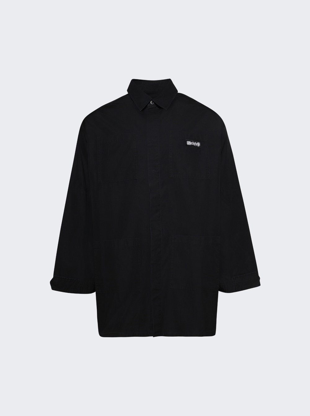 Men | 032c | Intermission Cargo Overshirt | Black