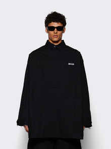 Men | 032c | Intermission Cargo Overshirt | Black
