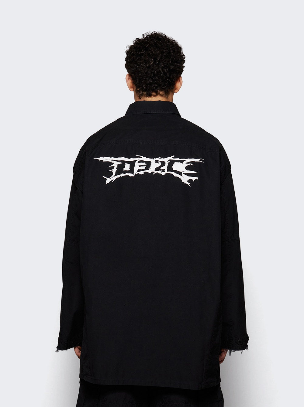 Men | 032c | Intermission Cargo Overshirt | Black