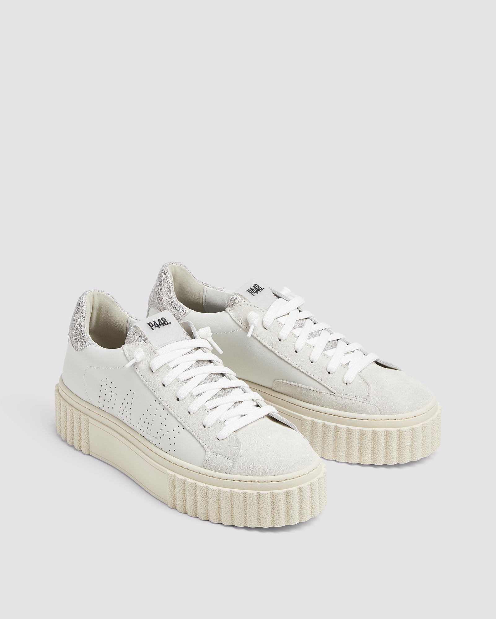 Women | Creeper Sneaker | Silver Dust