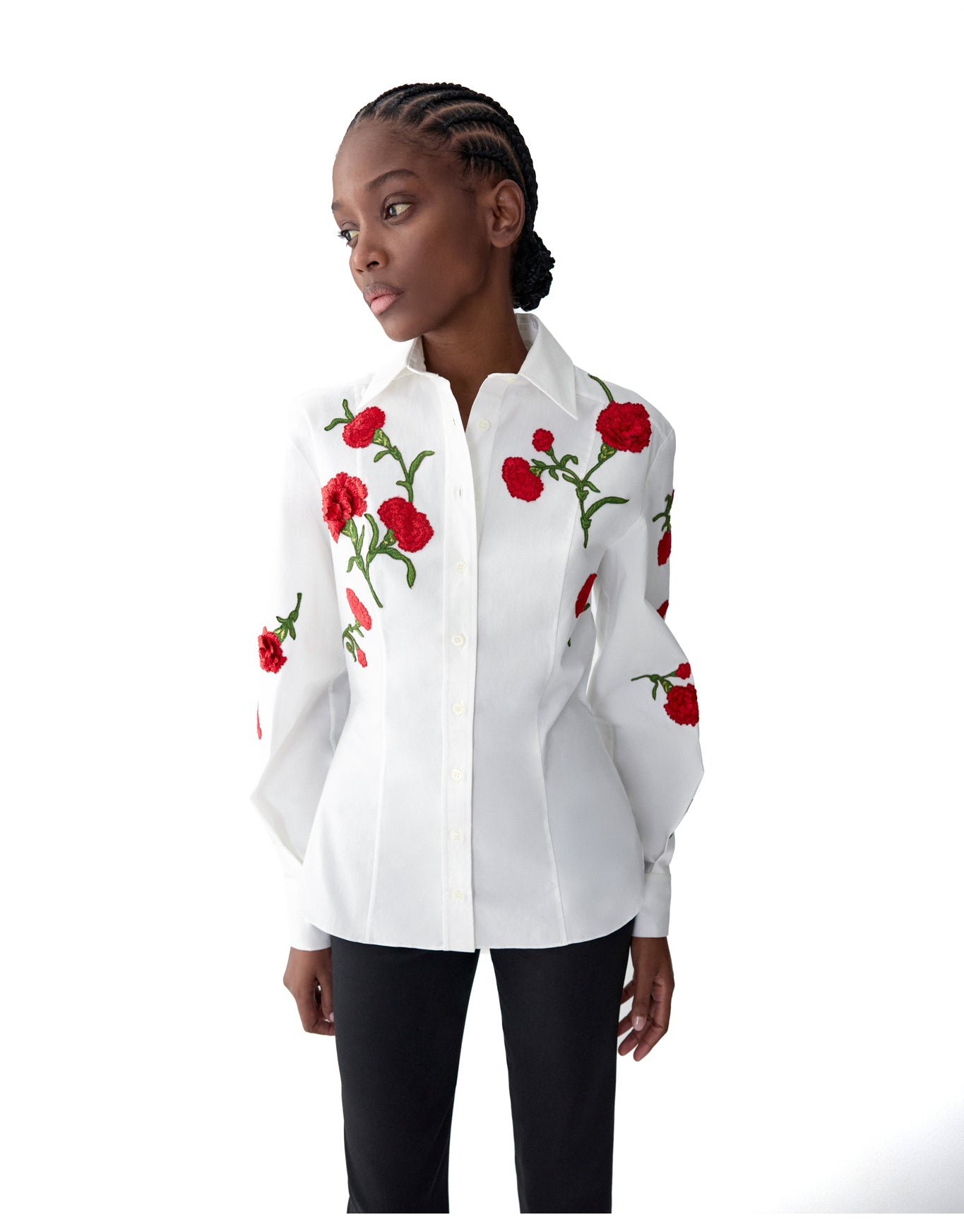 Embroidered Isabela Top | White Multi