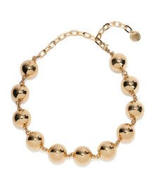 Gold Ball Necklace | Gold