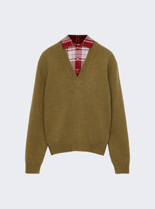 Women | Loewe | Trompe L'oeil Sweater | Green